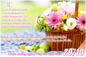 ngày phụ nữ việt nam 20/10